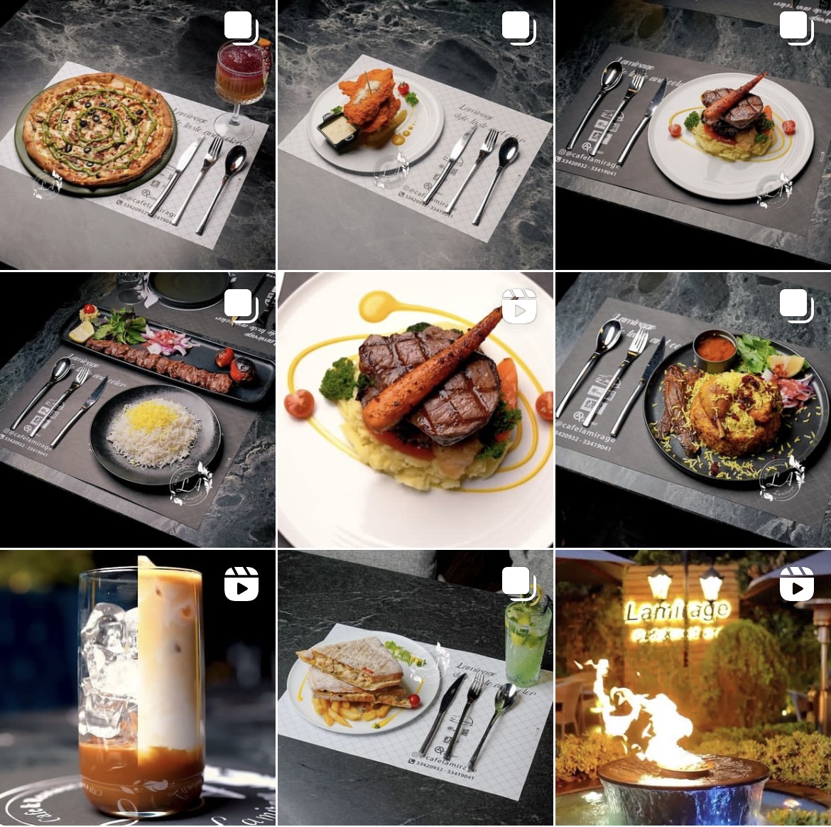 کافه رستوران لامیراژ کرج