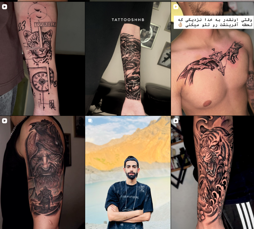 بهترین تاتو در کرج