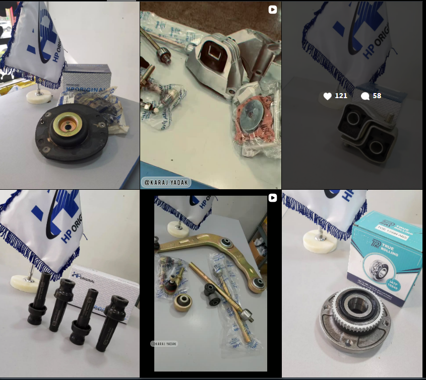 برترین لوازم یدکی خودرو در کرج