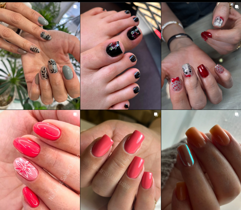 لیست کاشت ناخن کرج