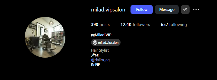 آرایشگاه میلاد