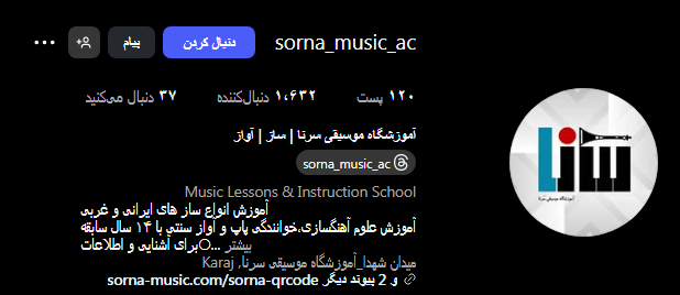 آموزشگاه موسیقی سورنا