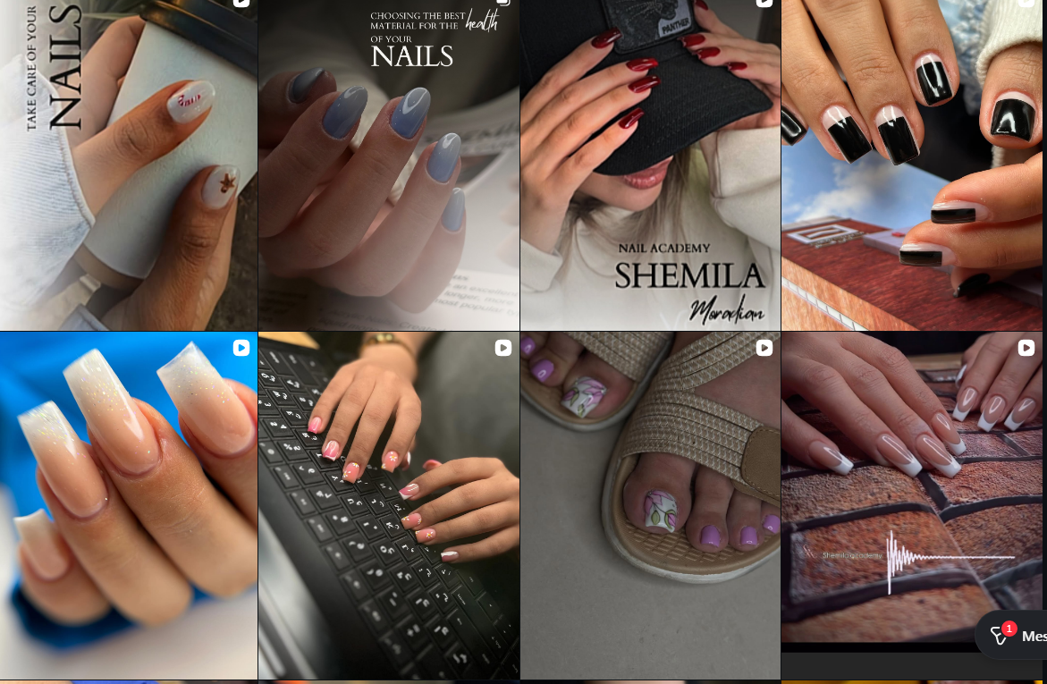 بهترین سالن کاشت ناخن در مهرشهر