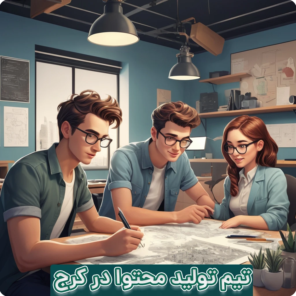 تیم تولید محتوا در کرج