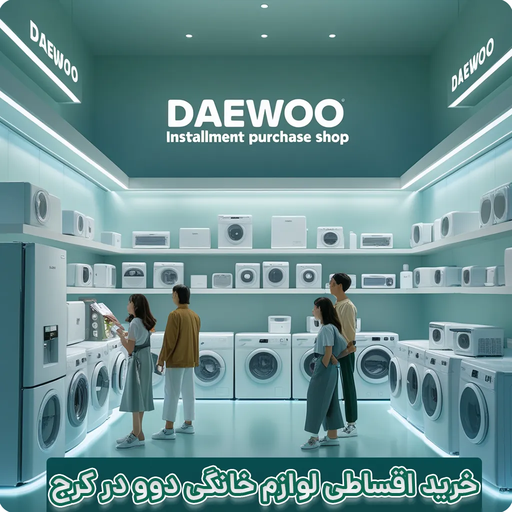 لوازم خانگی دوو قسطی در کرج