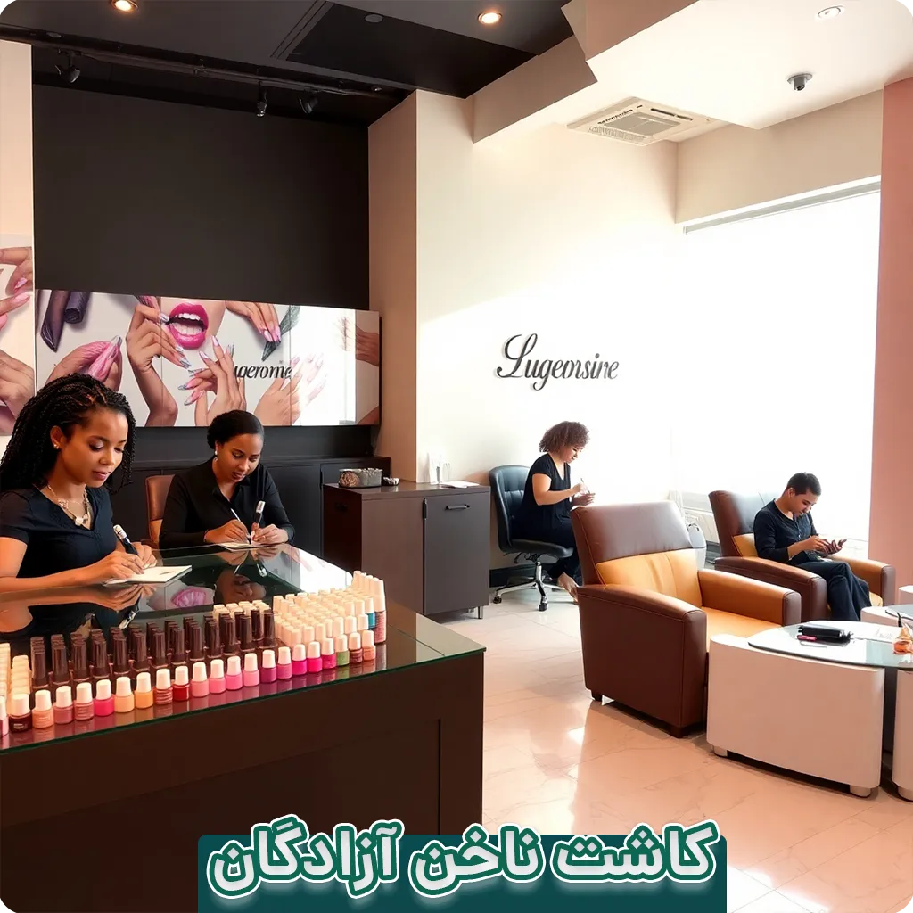 کاشت ناخن ازادگان