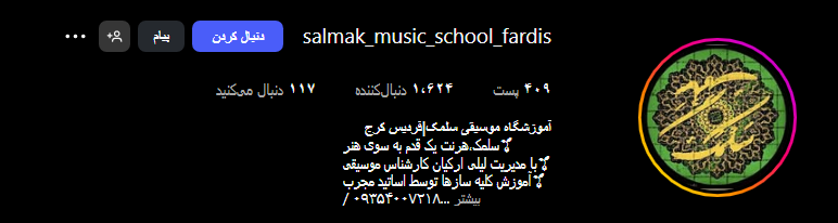 آموزشگاه موسیقی سلمک