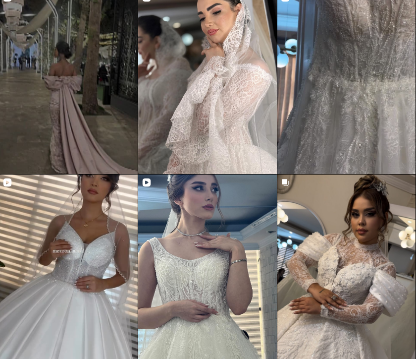 معرفی مزون لباس عروس در کرج