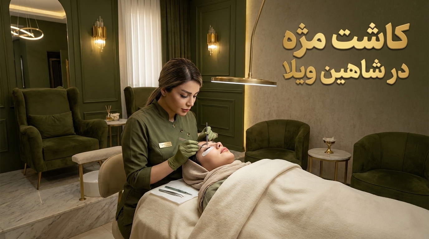 کاشت مژه در شاهین ویلا