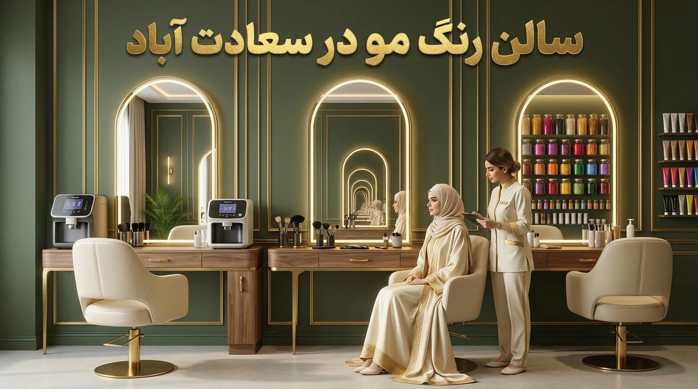 سالن رنگ مو در سعادت آباد