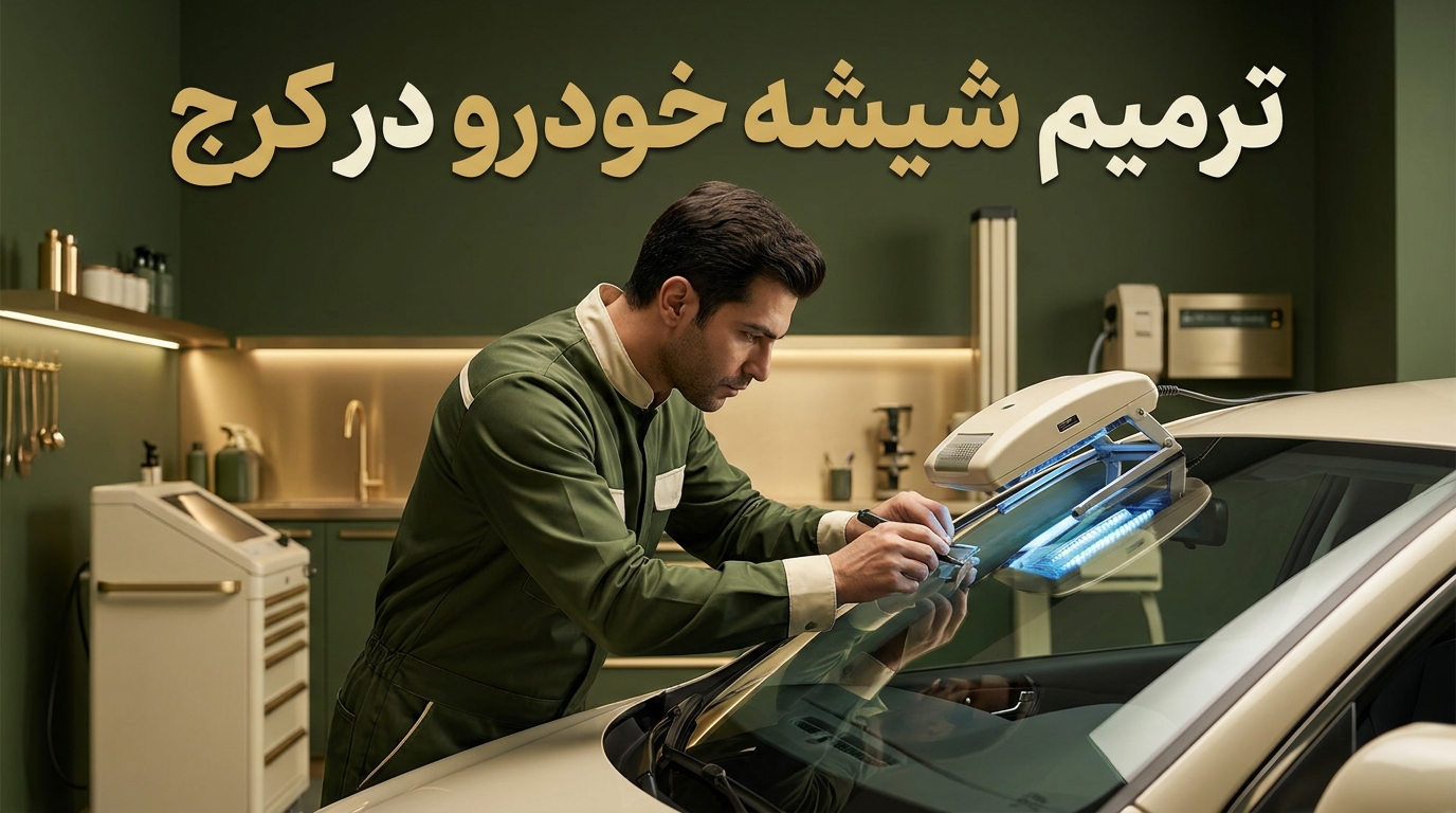ترمیم شیشه خودرو در کرج